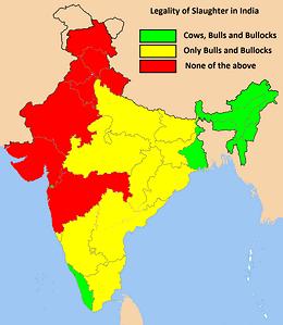 Cow slaughter laws in India