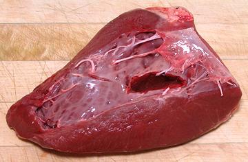 1/3 Beef Heart - inside