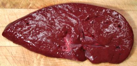 Slice of Beef Liver