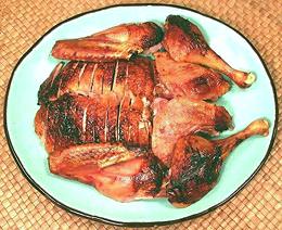 Roasted Duck, Cut for Serving