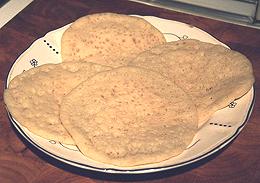 Disks of Baghrir Bread