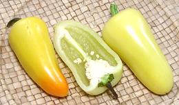 Conical Yellow Gueero Chilis