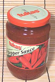 Jar of Turkish Hot Pepper Sauce