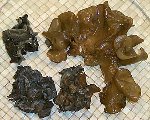 Black Fungus, dried and rehydrated
