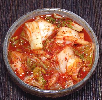 Bowl of Cabbage Kimchee