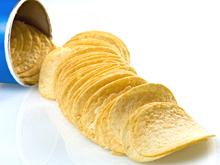 Open can of Pringles