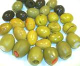 Green and Black California Olives