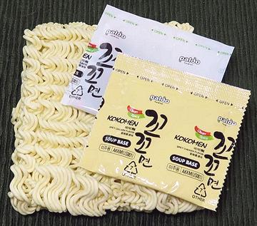 Block of Korean Instant Noodles