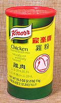 Can of Chicken Bouillon Powder