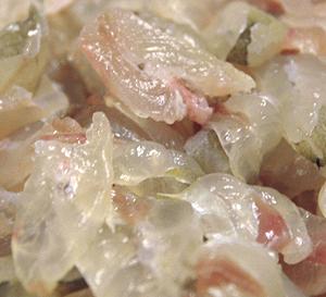 Prepared raw Filefish in Korea
