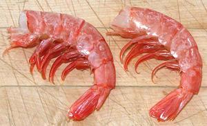 Two Head-off Argentine Red Shrimp