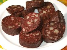 Slices of French Boudin Noir