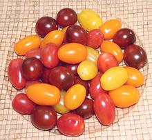 Grape Tomatoes, various colors