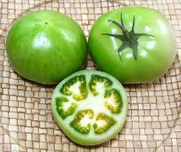 Green Tomatoes, Whole and Cut