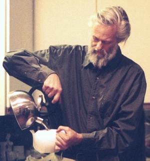 Jon Lackey Pouring Tea