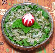 Dish of Argentine Onion Salad