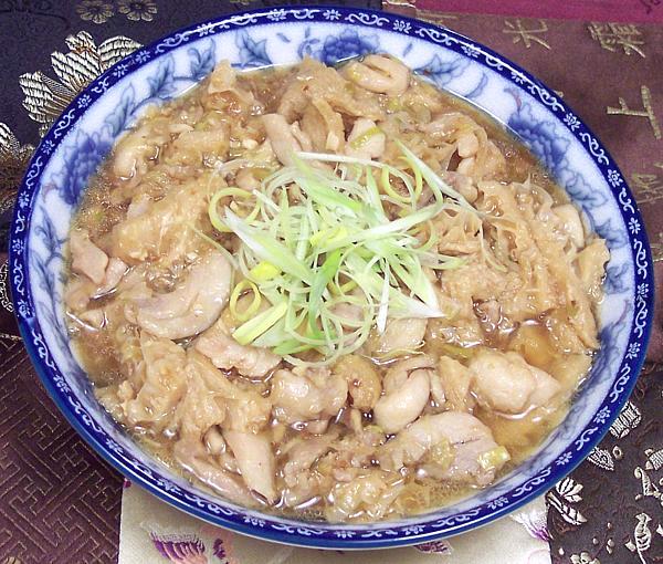 Dish of Chicken with Tripe