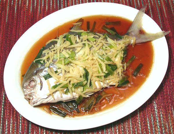 Steamed fish ready for Serving