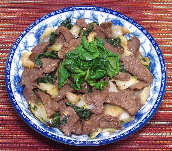Dish of Beef & Choy 5-Spice