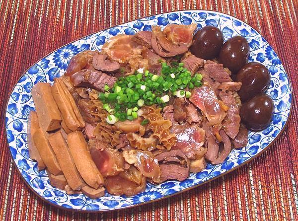 Platter of Beef Variety Meats