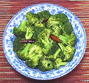 Dish of Broccoli Sichuan
