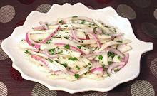 Dish of Celery Root Salad