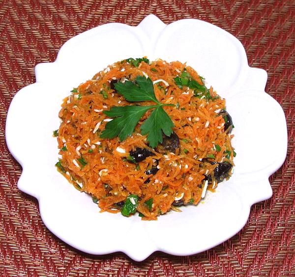 Dish of Carrot Salad