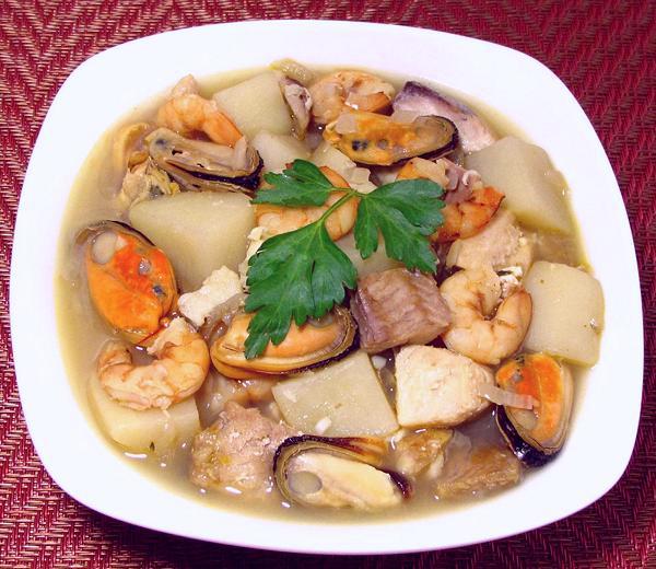 Bowl of Cotriade - Seafood Stew