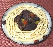 Dish of Boeuf Camarguaise