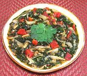 Dish of Chard with White Onions