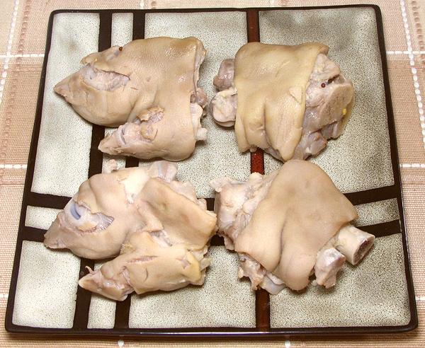 Plate of Pickled Pig Feet