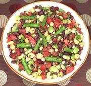Bowl of 7 Bean Salad