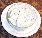 Bowl of Potato Yogurt Salad