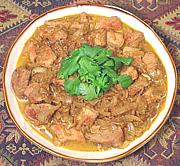 Dish of Pork with Shallots & Onions