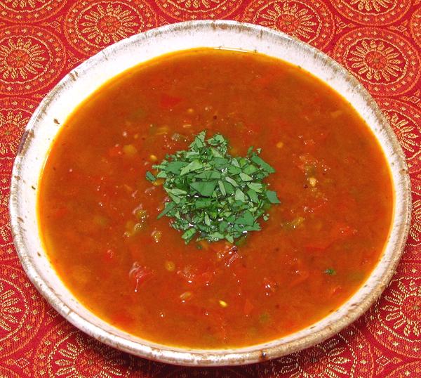 Bowl of Udupi Tomato Rasam