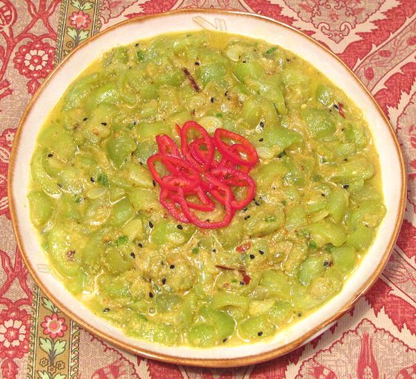 Dish of Luffa Gourd