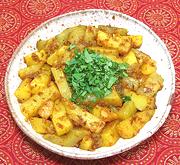 Dish of Potatoes with Opo Gourd
