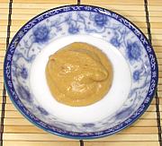 Small dish with Mustard-Miso Sauce