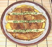Dish of Asparagus Raft Omelet