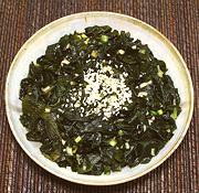 SSmall dish of Seaweed Salad - Banchan