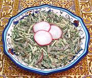 Bowl of Tashkent Salad with Meat