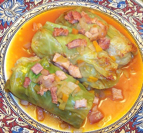 Dish of Stuffed Cabbages
