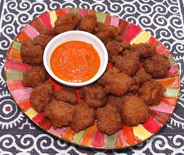 Platter of Accara Fritters