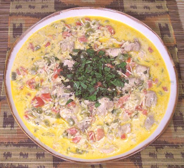 Bowl of Chicken Coconut Curry