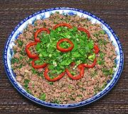 Dish of Beef Larb Salad