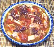 Dish of Squid Adobo