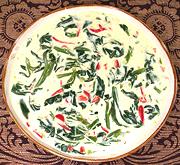 Dish of Malabar Spinach