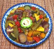 Bowl of Philippine Mixed Vegetable Stew