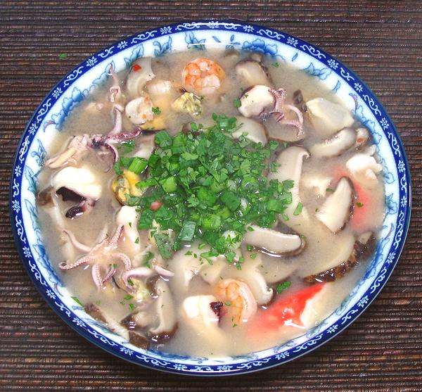 Bowl of Seafood Lemongrass Soup