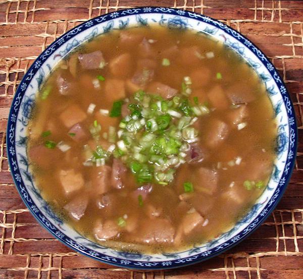 Bowl of Pork, Liver & Kidney Soup